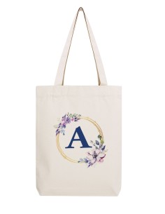 Bolsa Tote Personalizada con Inicial
