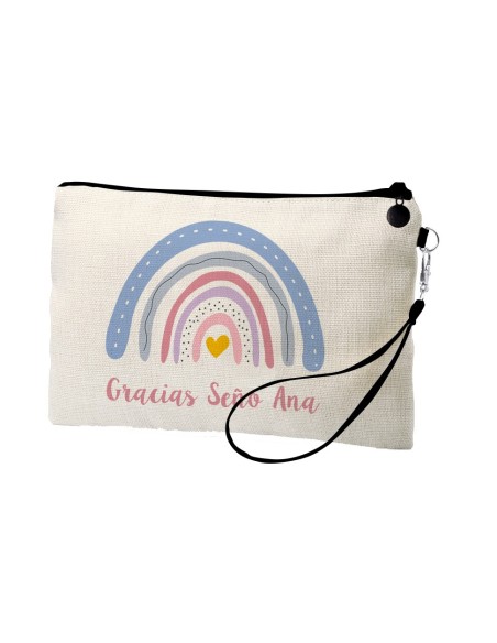 Neceser Personalizado Arcoíris Azul