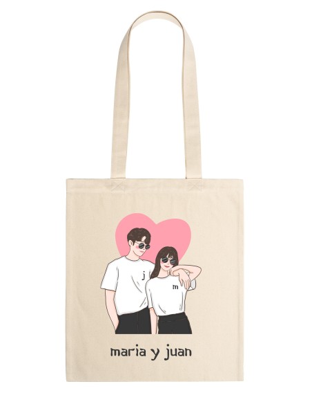 Tote Bag Pareja Kdrama Personalizada
