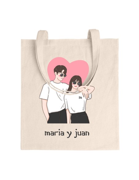 Sac en Tissu Personnalisé Couple Kdrama