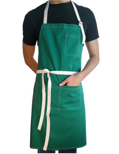 Tablier Personnalisé Vert Prairie KomsiKomsa