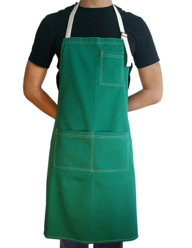 Tablier Personnalisé Vert Prairie KomsiKomsa