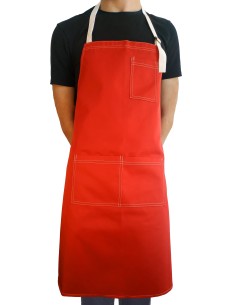 Delantal Personalizado Rojo KomsiKomsa