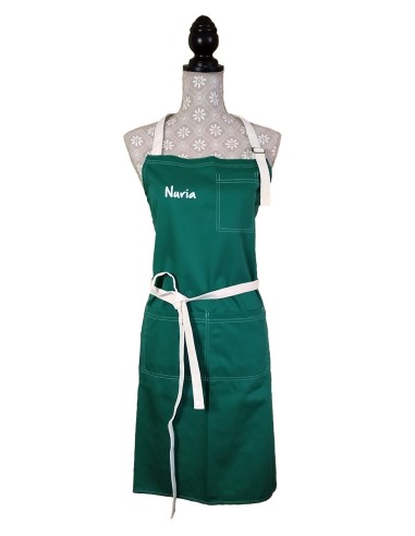 Delantal Personalizado Verde Pradera KomsiKomsa