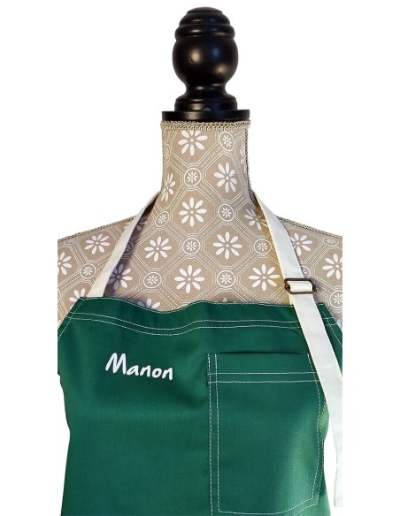 Delantal Personalizado Verde Pradera KomsiKomsa