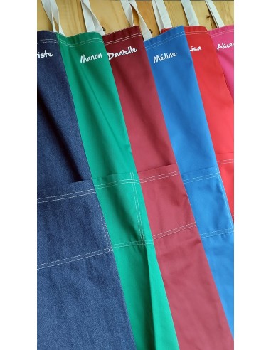 Tablier Style Denim Personnalisé KomsiKomsa