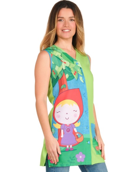 Blouse Chaperon Rouge |  Blouses de travail et tabliers professionnels