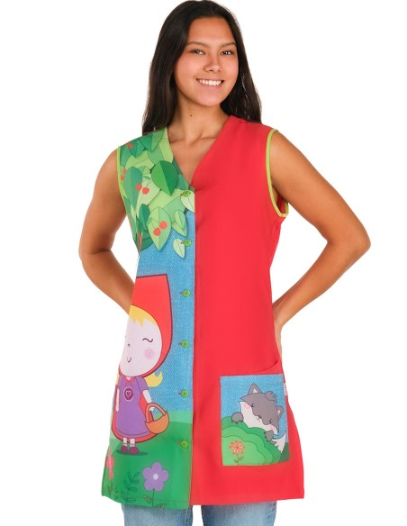 Blouse Chaperon Rouge |  Blouses de travail et tabliers professionnels