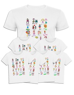 T-shirts maîtresse et élèves
