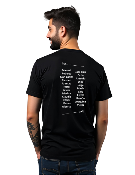 Personalizar espalda con nombres de alumnos