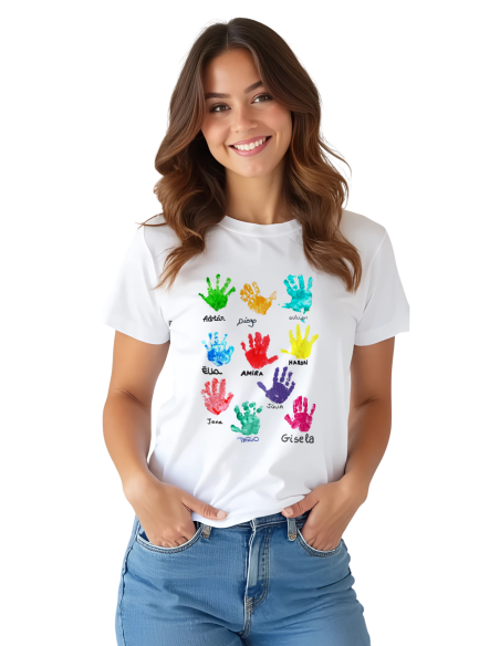 T-shirts maîtresse et élèves