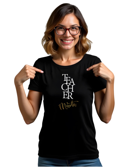 Camiseta Maestra Elegante