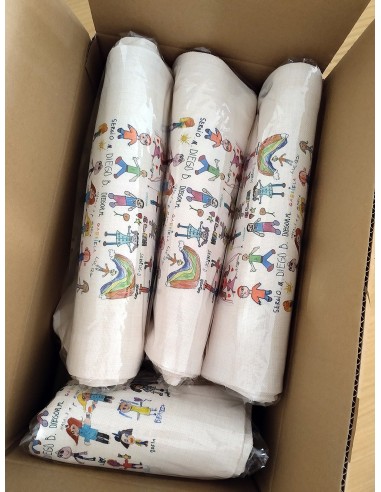 Copia Idéntica de la Bolsa Profesora con Dibujos Infantiles