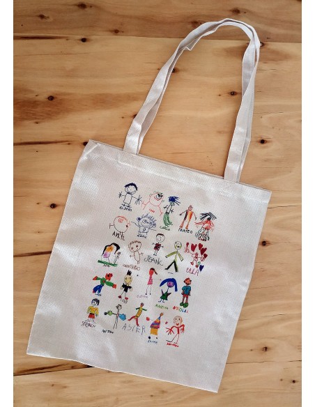 Copie Low Cost du Sac de Prof Avec les Dessins des Enfants