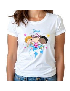 Camiseta Profesora Internacional Personalizada