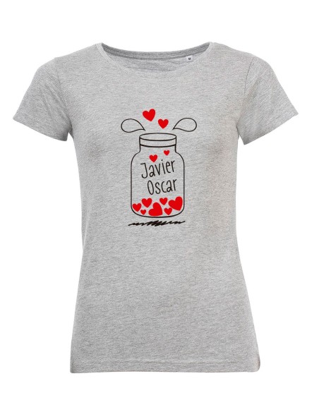 T-Shirt Biscuit de Coeur Femme