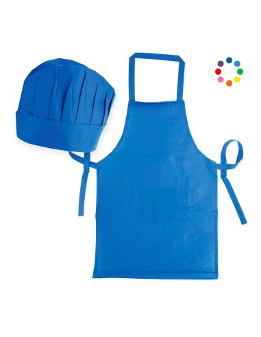 Set de delantal y gorro infantil barato